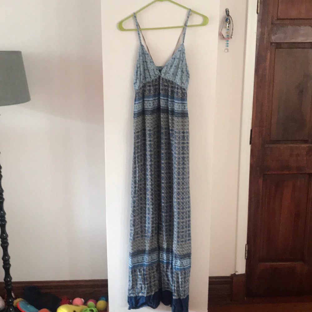 COPY - Zara Blue Printed Maxi Dress